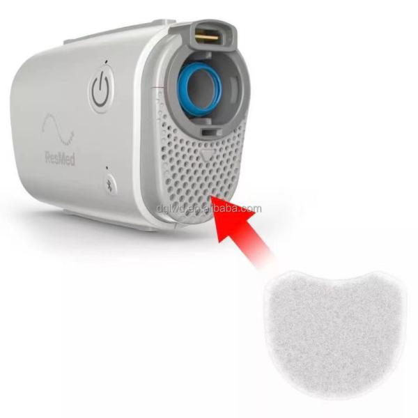 Hypoallergenic Disposable CPAP Filter with 5micron Porosity and 53MM*35MM Size for ResMed AirMini