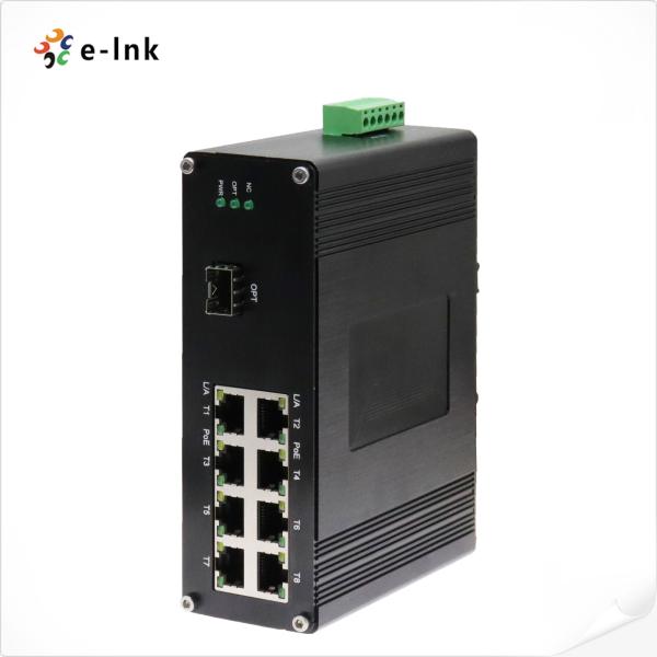 LED Screen Fiber Converter with 1x10G SFP+ Fiber Port + 8 x 10/100/1000M Ethernet RJ45 Ports