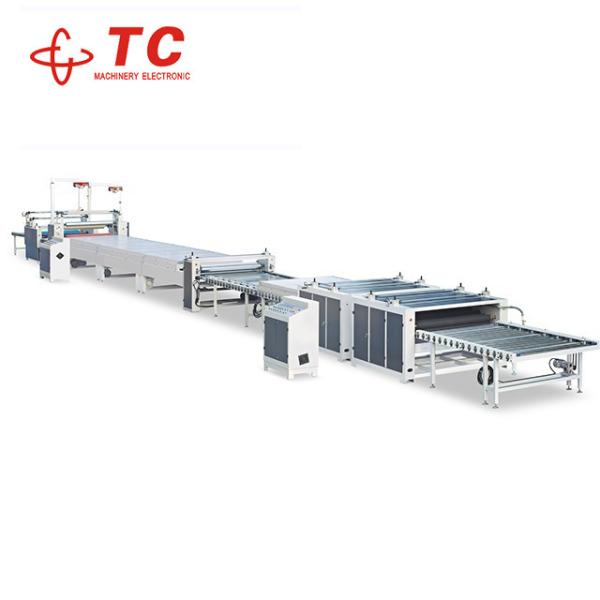 TC Woodworking Machinery PET /PVC Film Metal Sheet Laminating Machine