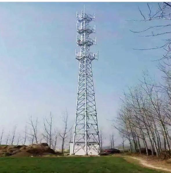 30M 45M 60M Height Telecommunication Towers Custom Design Galvanized Steel Towers