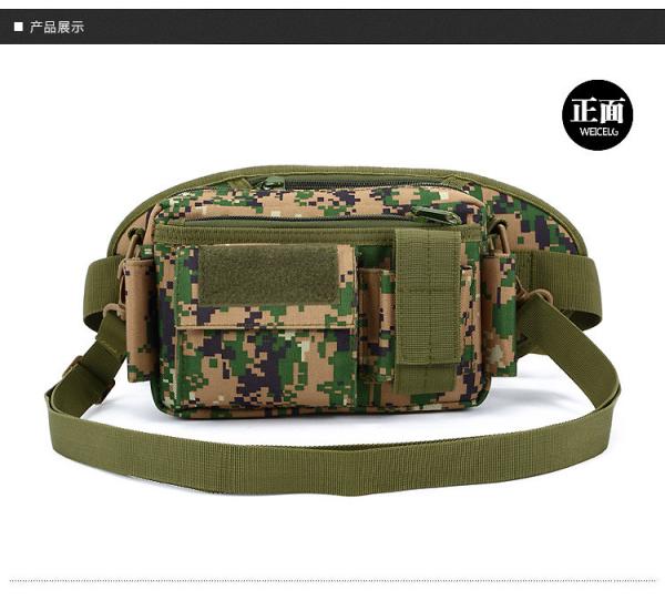 CAMO OUTDOOR SMALL WAIST PACK CAN BE DETACHABLE THREE-USE COMBINATION WAIST PACK SPORTS TACTICAL WAIST COVER SINGLE SHOU
