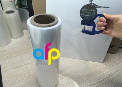 Half Sleeve Polyolefin Shrink Wrap Roll , Single Would Pof Plastic Film