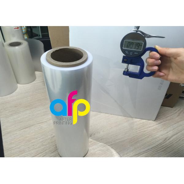 Half Sleeve Polyolefin Shrink Wrap Roll , Single Would POF Plastic Film