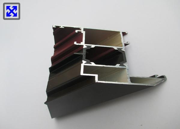 Black Painted / Wood Grain Aluminum Window Profile American Standard TX-871