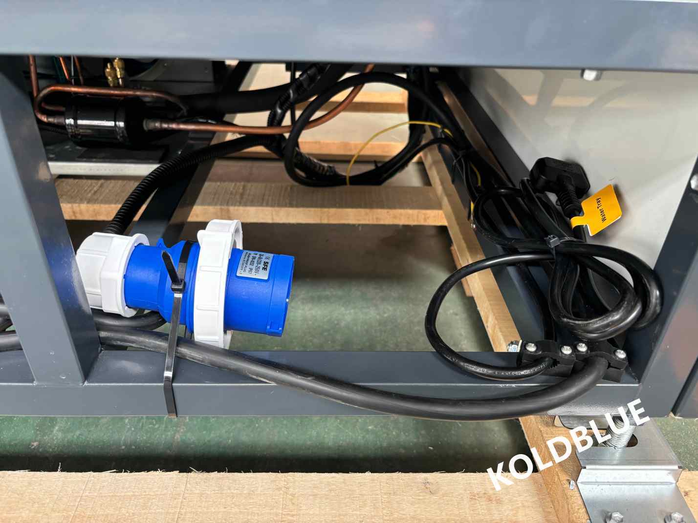 Inverter‑Optional Open Air Curtain Chiller Panoramic Panel for High‑capacity Supermarket