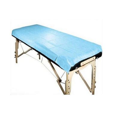 Tampa descartável personalizada da folha de cama da massagem de 180x80cm com furo da cara