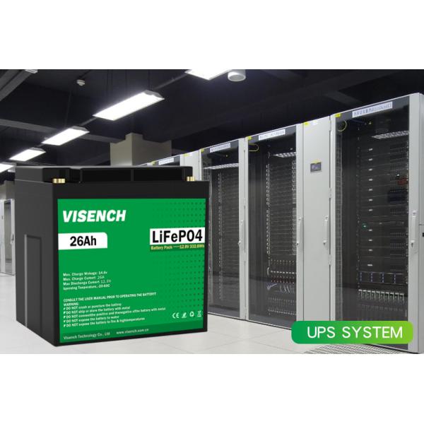 Visench Best Seller США Германия Великобритания Канада 12,8 v 26Ah глубокий цикл 12 вольт литий-ионные батареи 12V 26ah LiFePO4 батарея