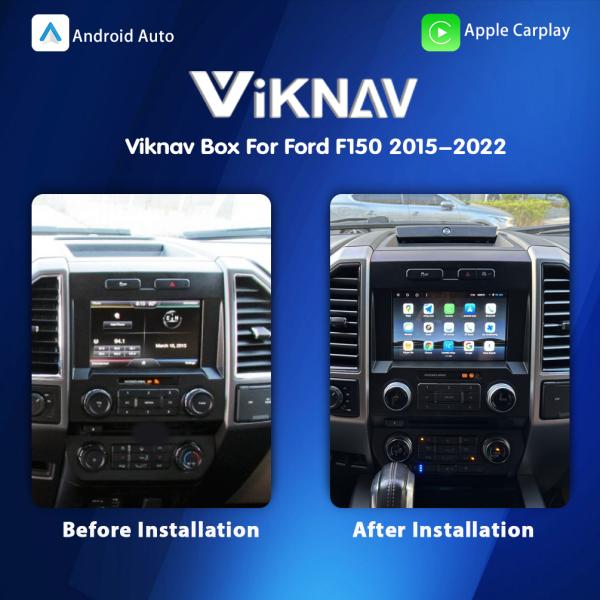 Viknav Android system decoder Box for Ford F150 2015-2022 Only Support Original Car Screen
