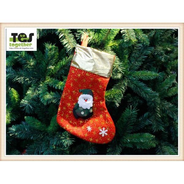 non-woven big size christmas sock decoration/OEM O ODM