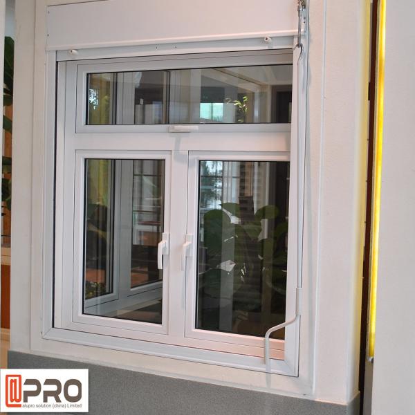 O toldo de alumínio horizontal Windows balança a parte superior aberta da espessura do perfil do estilo 1-2MM pendurou a parte superior do abridor da janela pendurou a janela pric