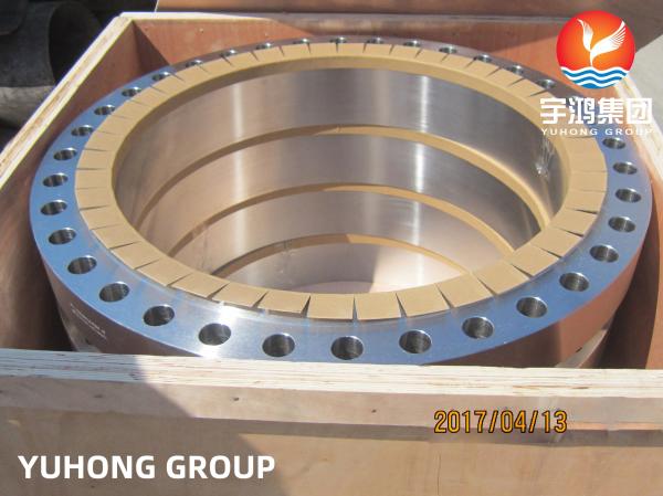 Flange de aço duplex ASTM A182 F51 UNS S31803 Sistemas de tratamento de água do mar