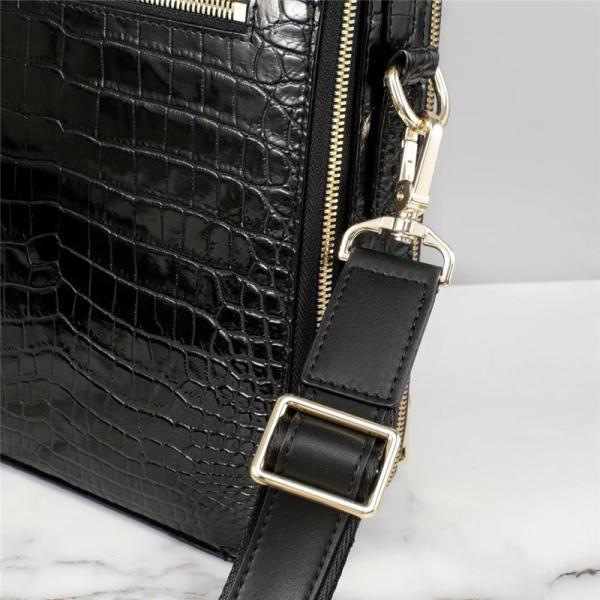Genuine Crocodile Leather Men Small ZIP Handbag Authentic Alligator Belly Skin Male Cross Shoulder Bag Messenger Bag