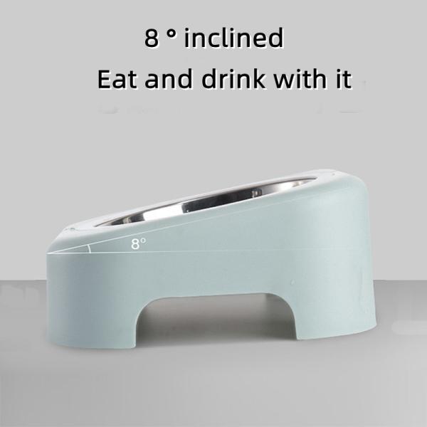 Нержавеющая сталь шара кота игрушки кота милая склонила предохранение от рта цервикальное