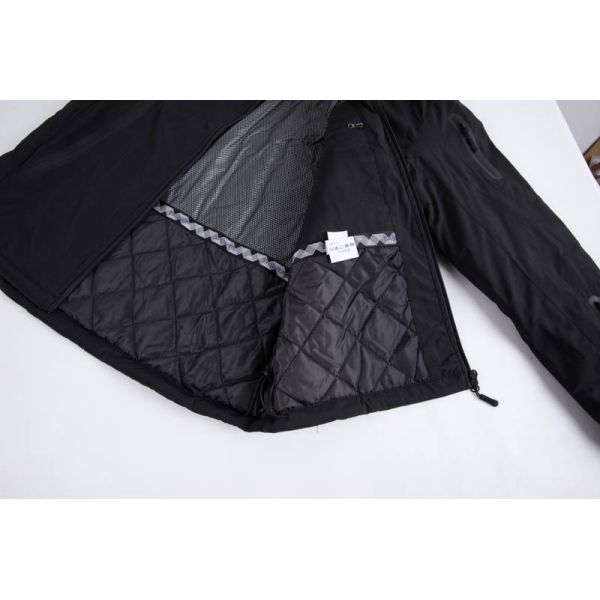 Men's USB Heated Outdoor Jacket with Windproof Water-Resistant Shell and Quilted Insulated Lining