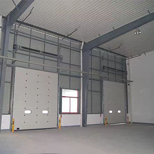 Industrial Automatic Overhead Windproof Sectional Steel Overhead Doors For General Storage Warehouses
