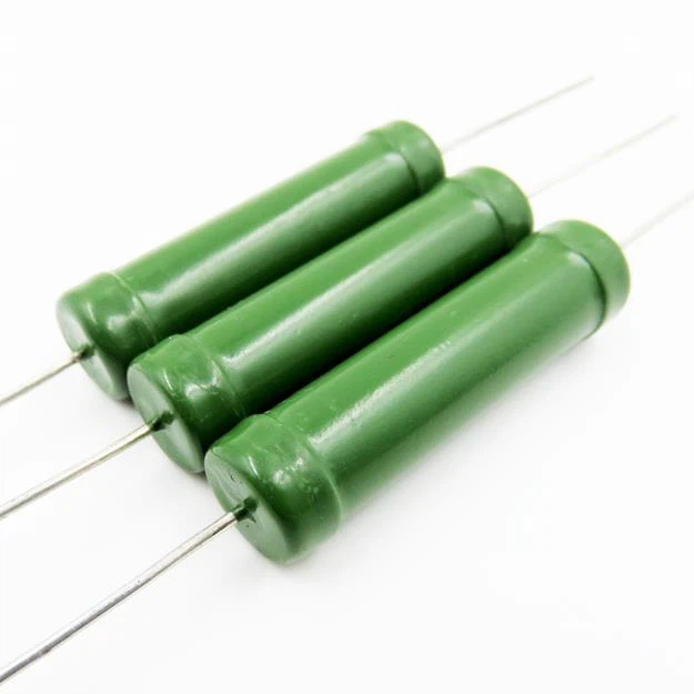 RI80 Series Resistors High Voltage Glass Glazed Dahongpao Resistance 5W 50mm 5W-20GEGAJ 5W-2GEGAJ 5W-1GEGAJ