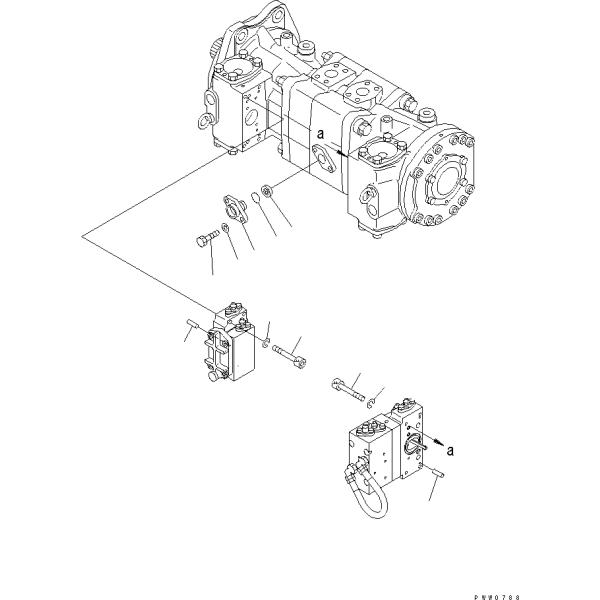 708-2G-00120 708-2G-01120 708-2G-04370 Hydraulic Main Pump for Komatsu WD600-6 WA600-6R WHEEL LOADERS OEM Standard