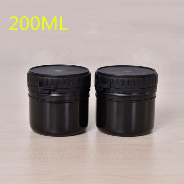 300ml 10oz HDPE Plastic Jar for Household Cooking Sauce Powder Storage Screw and Pop Cap