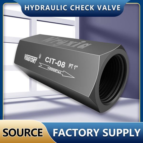 Compact Design Hydraulic Check Valve with High Tensile Strength and Stable Valve Body for Dump Trucks