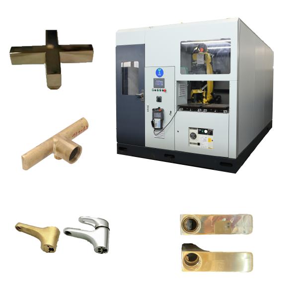 Automatic Industrial Multi-Wheel Belt Polisher System Labor Saving Motor Engine For Door Handles Auto Metal Polishing Machine