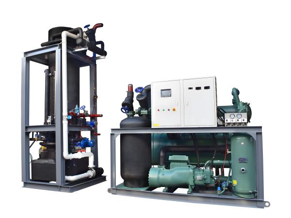 500kg Drum Type Flake Ice Machine Air Cooling With Bitzer Compressor / Danfoss Expansion Valve