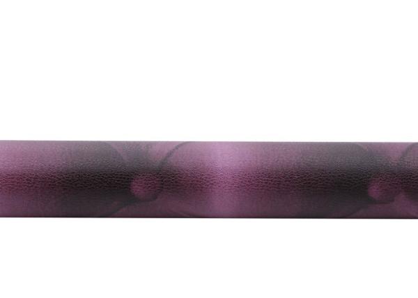 European Style Leather Wallpaper Luxury 3D Effect Contemporary Purple Wallpaper
