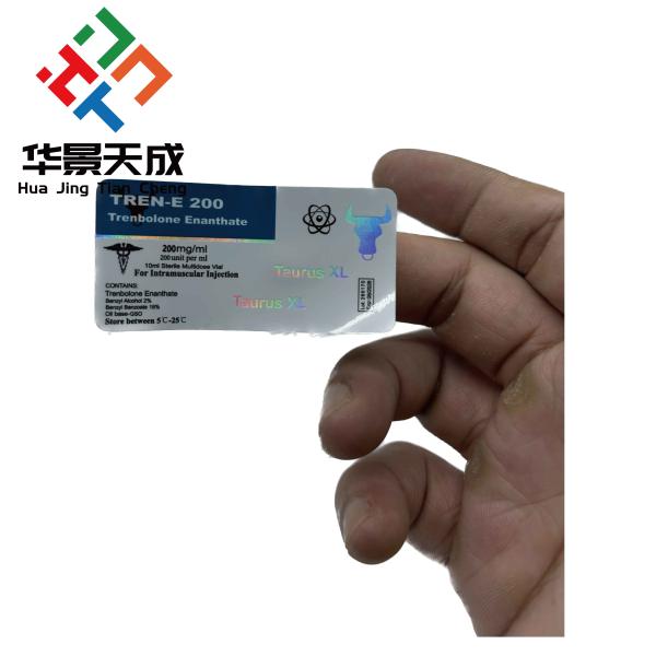 Test Deca 10ml Vial Labels Digital Printing Labels