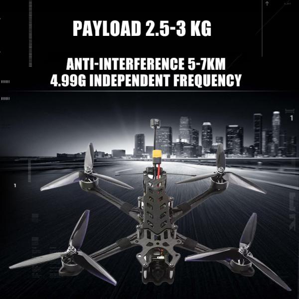 Piranha 7-Inch FPV Racing Drone Professional Long Range UAV Analog Video Transmission BNF PNP RTF Remote Security Protection