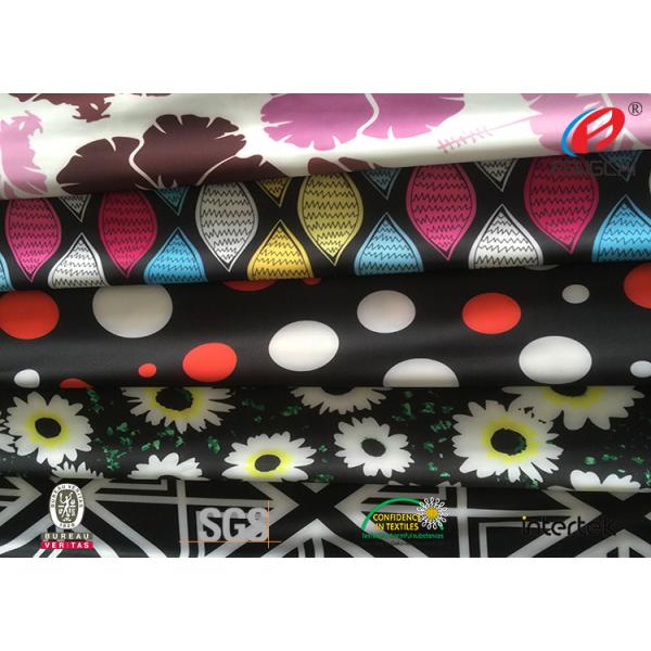 anti - microbial and UPF 50 Custom Printing Polyester Spandex Fabric for bikini