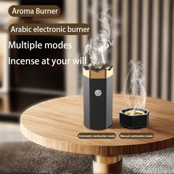 Intelligent Portable Aroma Diffuser Anti Tipping Electronic Agarwood Incense Burner