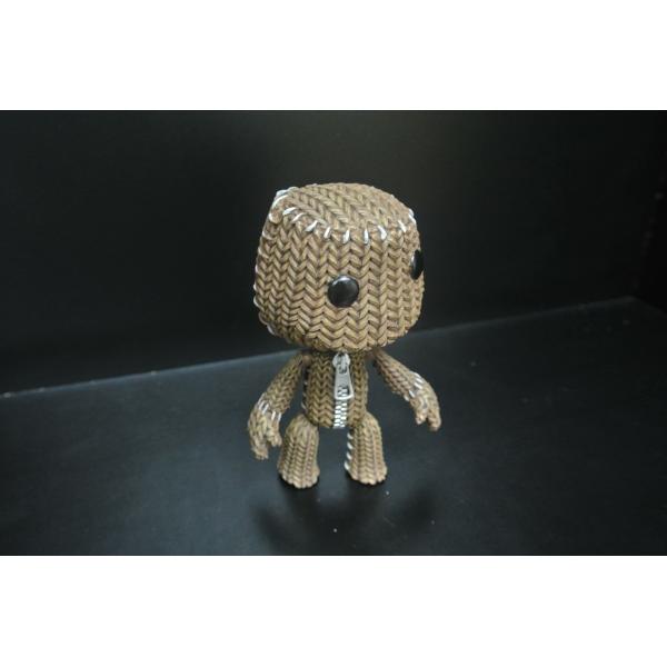 Woven Bag Effect Custom Action Figures With Little Big Planet Logo