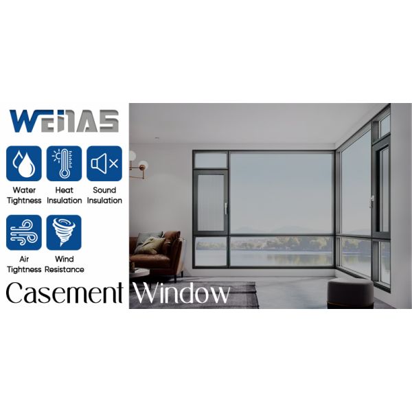 Hot Sell Design Customized Double Glazed Window Aluminium Mosquito Screen Casement Windows