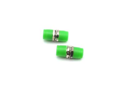 Verde pequeno do adaptador da flange do adaptador pequeno da fibra ótica de D com a cara do acoplamento do UPC