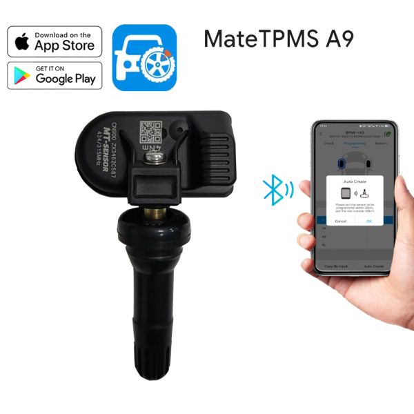 Snap In Rubber Valve Programmable TPMS Sensors Replacement Waterproof Rating
