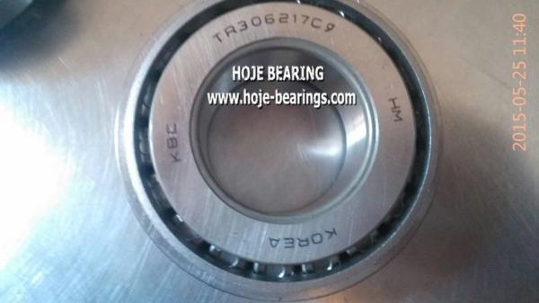 TR 306217 CG metric standard and single row taper roller bearing