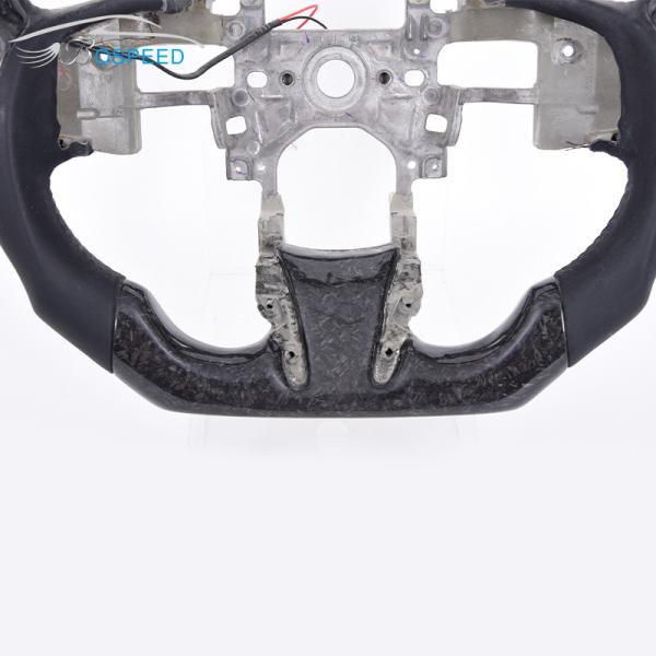 Forged Civic Honda Carbon Fiber Steering Wheel Smooth Leather