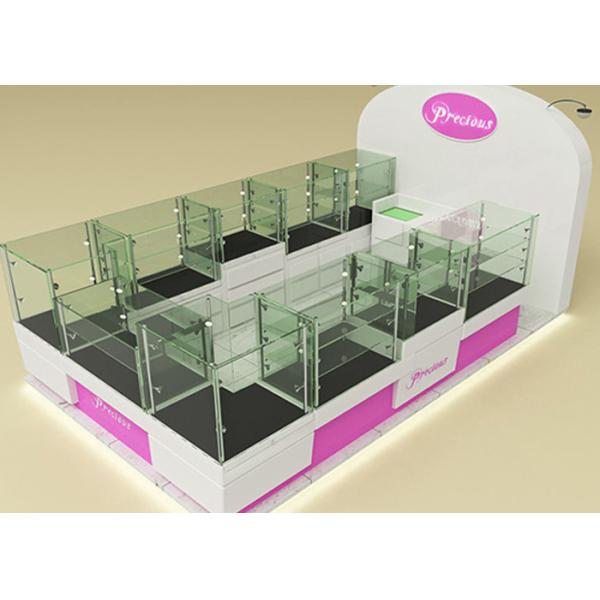 Полностью закрываемые деревянные стеклянные ювелирные витрины киоски, торговые в