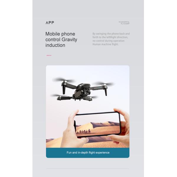 Lu900 Mini Drone 4k Dual Camera Drone With 5g Wifi Fpv Abs Remote Control Toys 100m Image Transmission Distance Yes Gyro