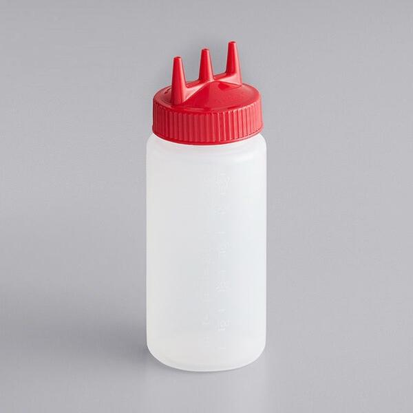 Condiment Squeeze Bottles for Liquids for Syrup, Ketchup, Sauces, Dressing, Oil, Honey Squirt Bottles