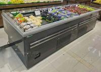 Fornecimento de fábrica Loja de Frutas Expositor Aberto Tipo Ilha Resfriadora Para Uso Comercial