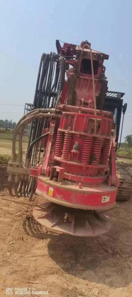 Ingeniería de la Construcción Rastreador Hidráulico Usado Rig de Perforación Rotativa Shacman SR155