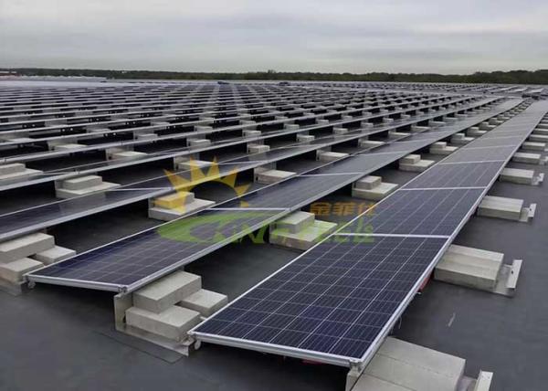 Anti - Corrosive Ground Mount Solar Panel Racking Systems Alumium Material