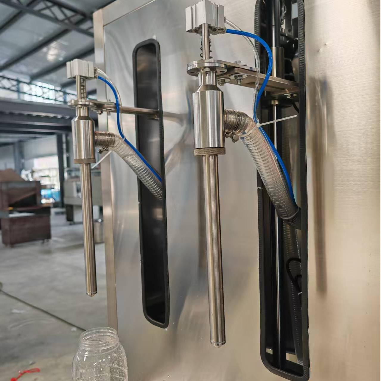 High Viscosity Liquid Semi Automatic 5kg Weighing Filling Pump Machine for Beverage & Pure Water Big Oil Bottle 4 Nozzles