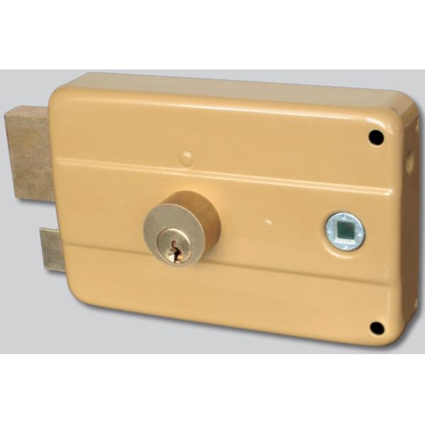 Fermeture de porte de bord de style européen en laiton massif / fermeture de bord en acier avec plaque de frappe