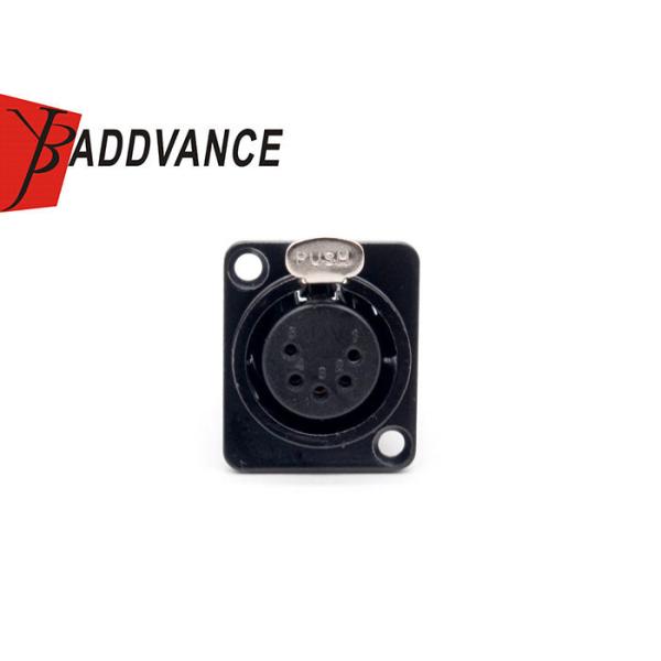 Соединитель Джек панели Pin серии 5 NC5FD-L-BAG-1 XLR DL женский черный освещая