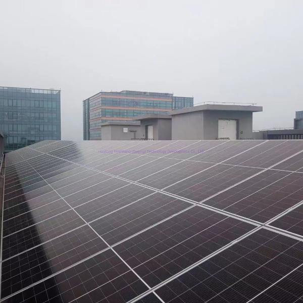 Home PV Mounting Systems 5kw Flat Roof Ballasted Solar Racking