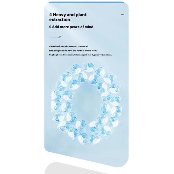 Highly Efficient Deep Clean Laundry Detergent Pods Concentrated Laundry Pods