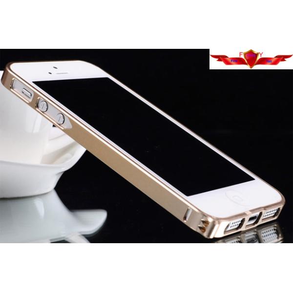New Colorful Aluminum Iphone 4 4S 5 5S Bumper Cases Gift Box Included