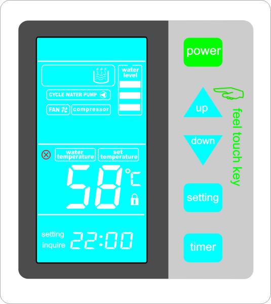 Heat pump water heater Floor heating pump
