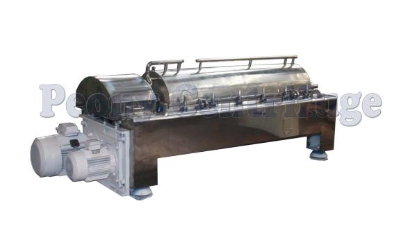 O PLC controla o centrifugador farmacêutico de aço inoxidável do filtro com sistema da caixa de engrenagens